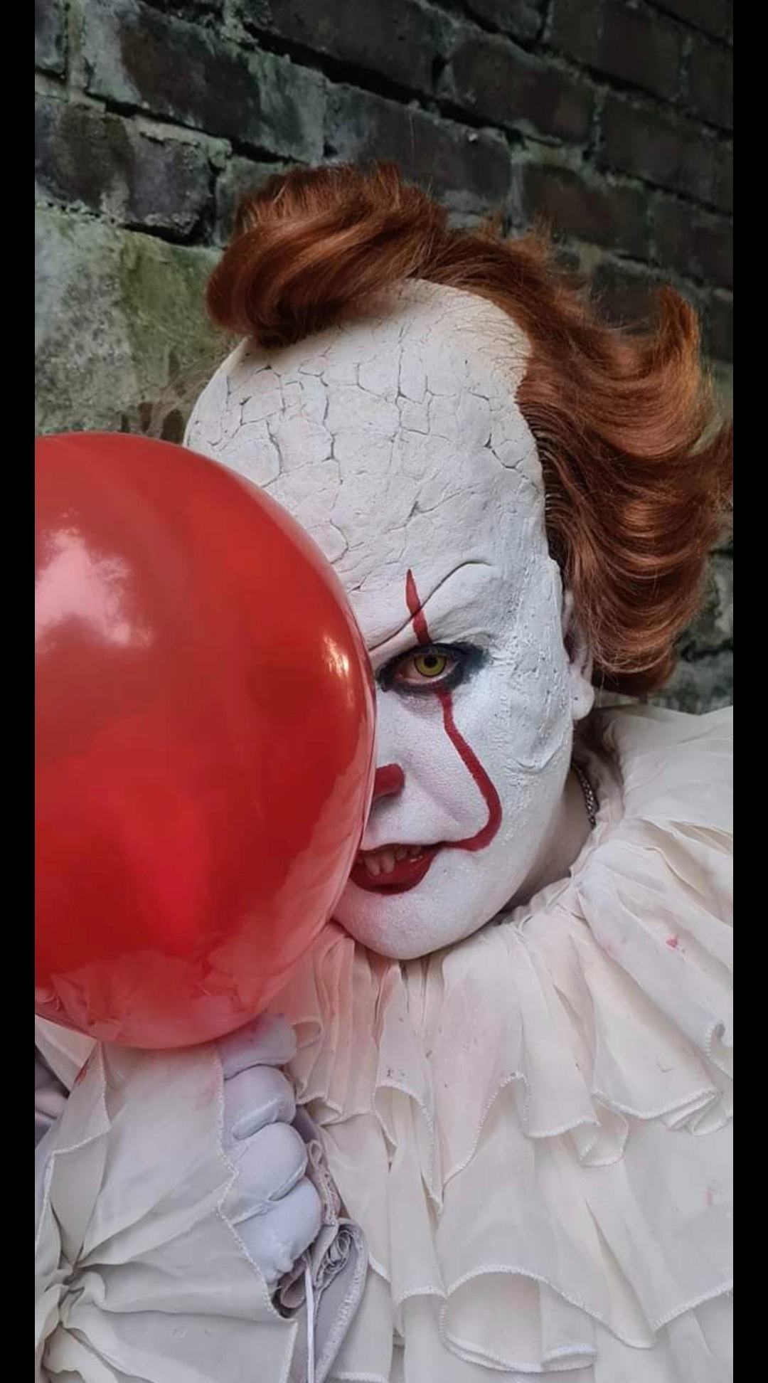 pennywise IT Clown cosplay mascot hire bridgend